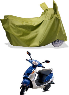 Amexride Two Wheeler Cover for Kinetic(Nova, Maroon)