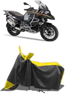SUGASHRI Waterproof Two Wheeler Cover for KTM(1050 Adventure, Yellow, Black)