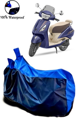 APNEK Waterproof Two Wheeler Cover for TVS(Jupiter classic, Blue)