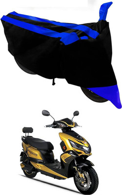 Mdstar Waterproof Two Wheeler Cover for Okinawa(Praise, Blue, Black)