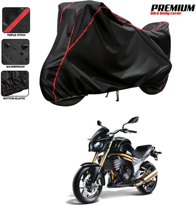 PAGORA Waterproof Two Wheeler Cover for Mahindra(Mojo, Black)