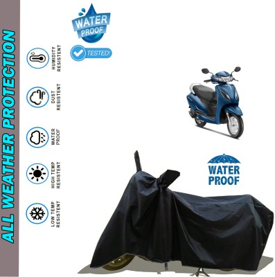 AutoGalaxy Waterproof Two Wheeler Cover for Honda(Activa 6G, Black)