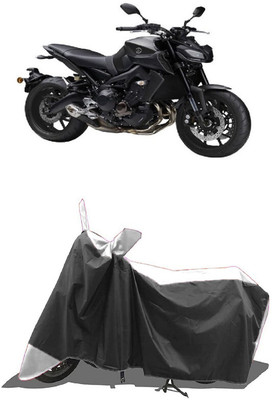 SUGASHRI Waterproof Two Wheeler Cover for Yamaha(MT 9, White, Black)