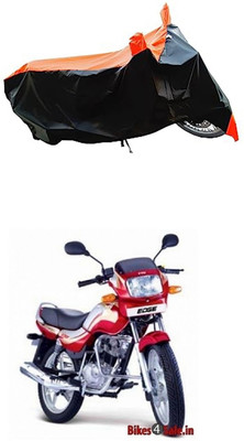 VESMEI Two Wheeler Cover for TVS(Victor GLX, Orange)