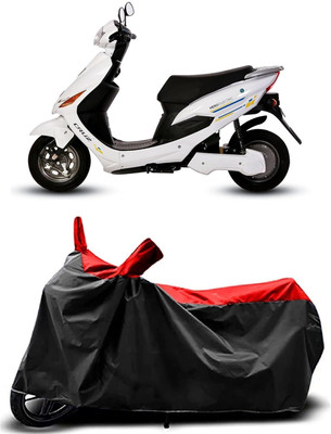 KEDIT Two Wheeler Cover for Hero(Electric Cruz, Red, Black)