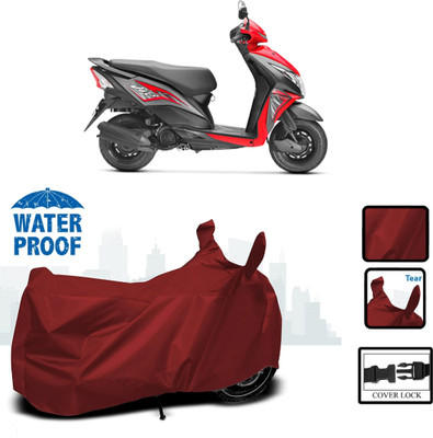WMIZEXA Waterproof Two Wheeler Cover for Honda(Maroon)