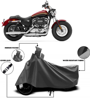 MMSSTAR Waterproof Two Wheeler Cover for Harley Davidson(XL 1200, Grey)