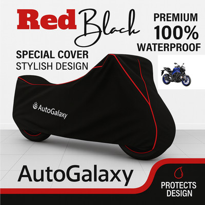 AutoGalaxy Waterproof Two Wheeler Cover for Yamaha(MT 03, Black)