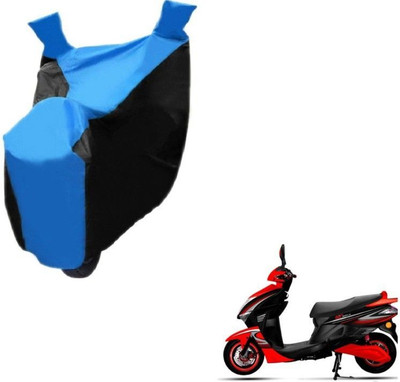 MMSSTAR Waterproof Two Wheeler Cover for Kinetic(Nova, Black, Blue)