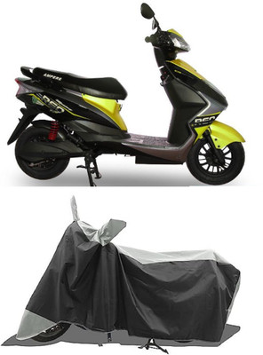 GROFATIK Two Wheeler Cover for Ampere(Reo Elite, Grey)