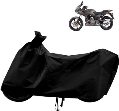Horseyaart Waterproof Two Wheeler Cover for Bajaj(Pulsar 180 BS6, Black)