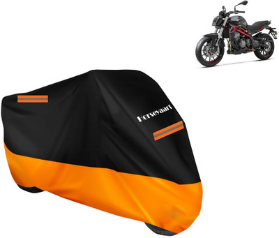 Horseyaart Waterproof Two Wheeler Cover for Benelli(TNT 300, Orange)