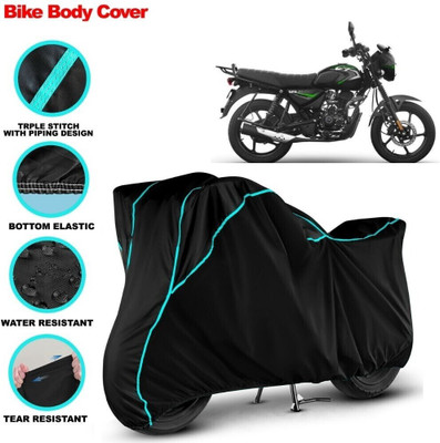 Grizzly Waterproof Two Wheeler Cover for Bajaj(CT 125X, Black)