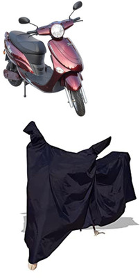 Amexride Two Wheeler Cover for Avon(E Star BS6, Black)