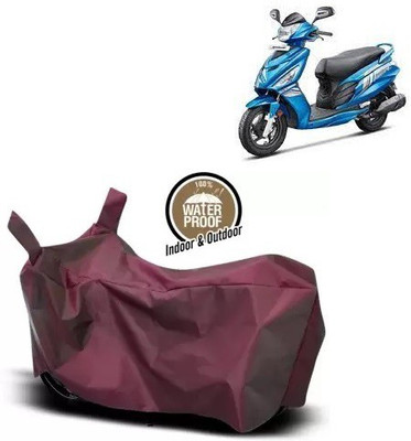OliverX Waterproof Two Wheeler Cover for Hero(Maestro Edge, Maroon)