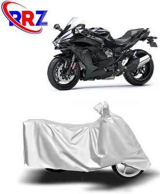 RRZ Waterproof Two Wheeler Cover for Kawasaki(Ninja H2, White)