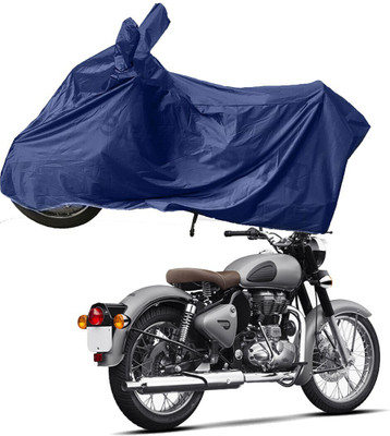RiderShine Two Wheeler Cover for Royal Enfield(Classic 350 Signals, Blue)