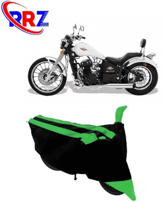 RRZ Waterproof Two Wheeler Cover for FAB Regal Raptor(Daytona 350, Black, Green)