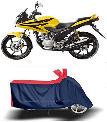 DeepShakshi AUTOMOTIVE Waterproof Two Wheeler Cover for Honda(CBF, Blue)
