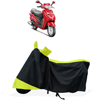 Tricway Two Wheeler Cover for Hero(Duet LX 110CC BS6, Yellow)
