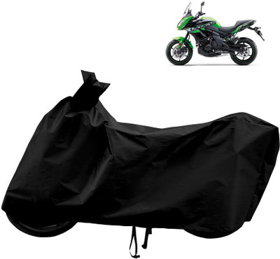Horseyaart Waterproof Two Wheeler Cover for Kawasaki(Versys 650 BS6, Black)