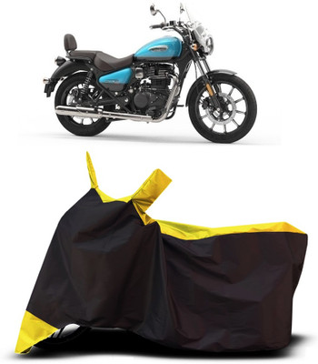 VESMEI Two Wheeler Cover for Royal Enfield(Meteor 350, Yellow)