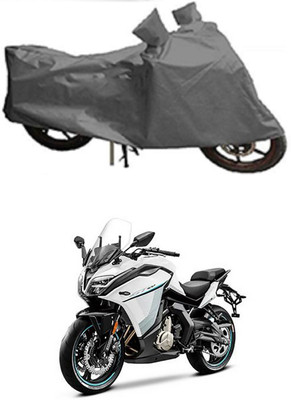 Mdstar Waterproof Two Wheeler Cover for CFMoto(400GT, Grey)