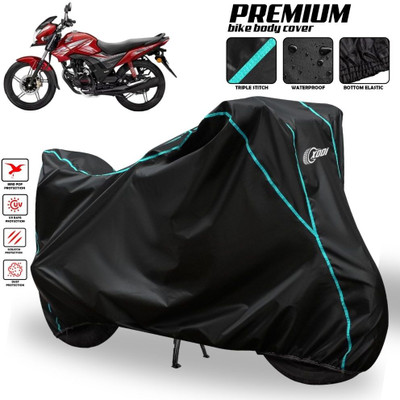 AutoGalaxy Waterproof Two Wheeler Cover for Honda(CB Shine, Black)