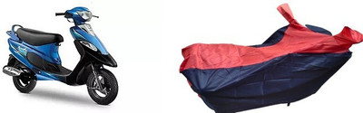 malti Two Wheeler Cover for TVS(Scooty Pep Plus BS6, Red, Blue)