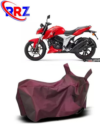 RRZ Waterproof Two Wheeler Cover for TVS(Apache, Maroon)