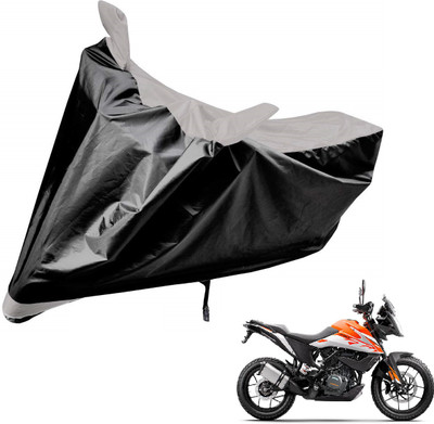 Auto Hub Two Wheeler Cover for KTM(Silver)