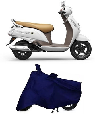 Mdstar Waterproof Two Wheeler Cover for TVS(Apache RTR 200 4V, Blue)