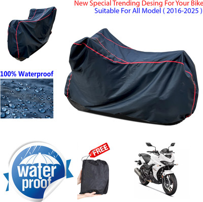 AUTOCAD Waterproof Two Wheeler Cover for Hero(Xtreme 200S, Black)