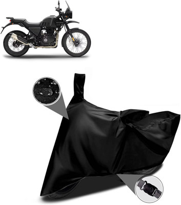 DeepShakshi AUTOMOTIVE Two Wheeler Cover for Royal Enfield(Himalayan, Black)