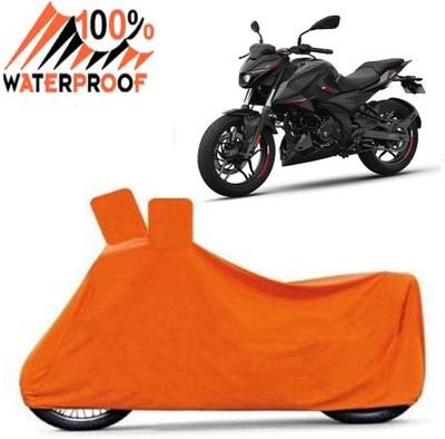Autoinnovation Waterproof Two Wheeler Cover for Bajaj(Pulsar 250, Orange)
