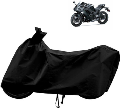 Horseyaart Waterproof Two Wheeler Cover for Kawasaki(Ninja 650, Black)