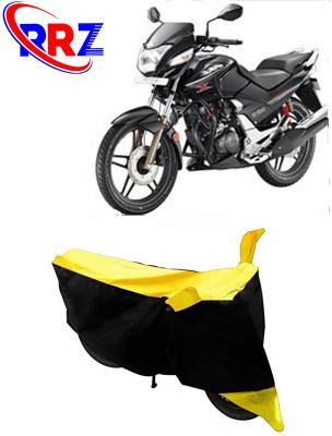 RRZ Waterproof Two Wheeler Cover for Hero(CBZ Extreme, Black, Yellow)