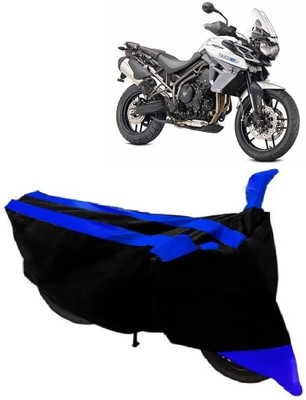 DeepShakshi AUTOMOTIVE Waterproof Two Wheeler Cover for Triumph(Tiger 800 XR, Blue)