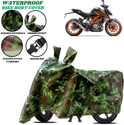 SRP PRODUCT Waterproof Two Wheeler Cover for KTM(390 Duke, Green)