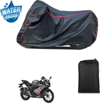 PAGORA Waterproof Two Wheeler Cover for Yamaha(YZF R15 V3.0, Black)