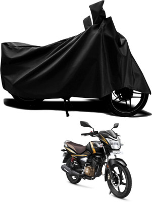 KEDIT Two Wheeler Cover for TVS(Victor, Black)