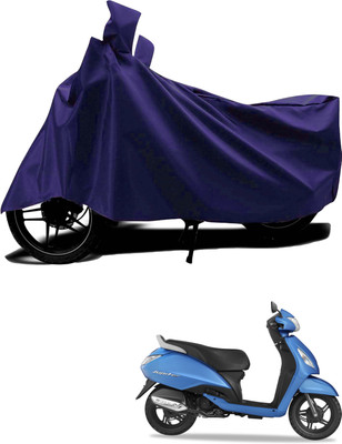 KEDIT Waterproof Two Wheeler Cover for TVS(Jupiter, Blue)