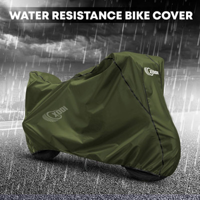xodi Waterproof Two Wheeler Cover for Yamaha(Ray-ZR 125FI, Green, Black)