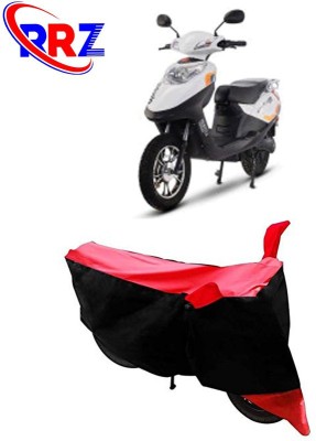 RRZ Waterproof Two Wheeler Cover for Hero(Electric, Black, Red)