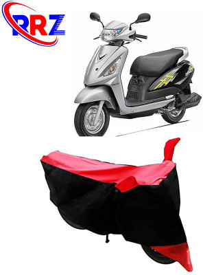 RRZ Waterproof Two Wheeler Cover for Suzuki(Swish, Black, Red)