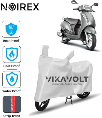 NOIREX Waterproof Two Wheeler Cover for Suzuki(Access 125, Silver)