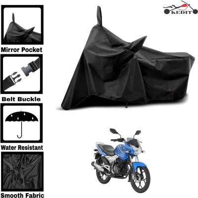 AASHTIK MART Two Wheeler Cover for Universal For Bike(Discover 125 DTS-i, Black)