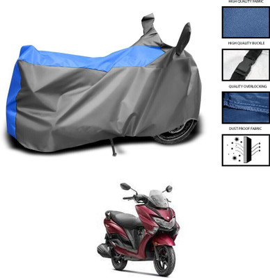 DeepShakshi AUTOMOTIVE Two Wheeler Cover for Suzuki(Burgman Street, Grey, Blue)