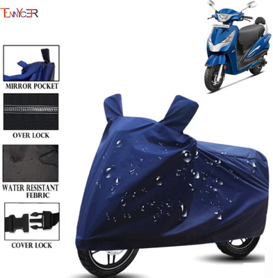 TENNYCER Waterproof Two Wheeler Cover for Hero(Destini 125, Blue)