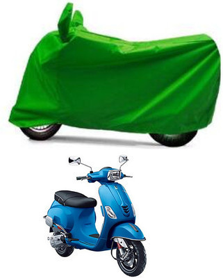 Furious3D Two Wheeler Cover for Piaggio(Vespa LX 125, Green)